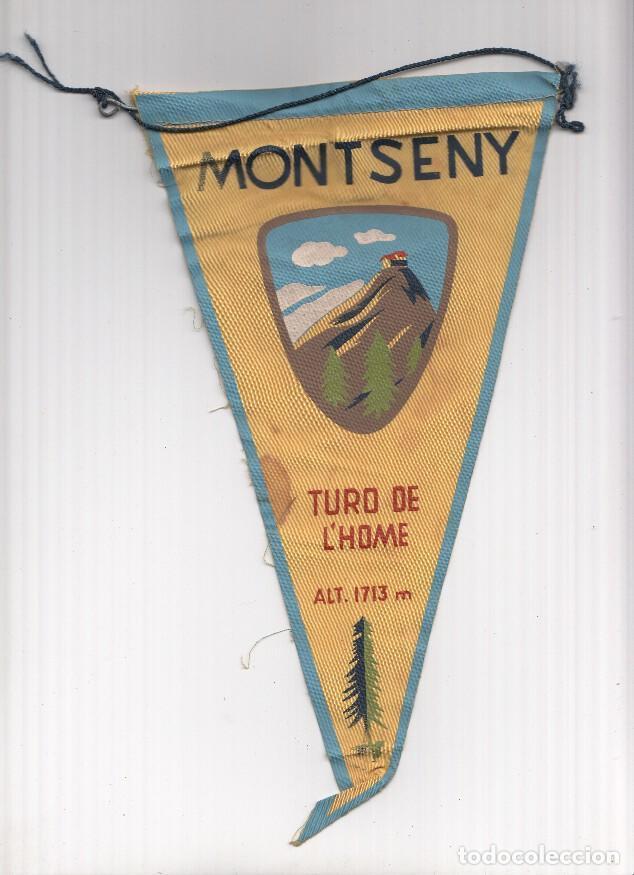 Collection pennants: BANDERIN: MONTSENY - Ilustracion del Turo de l,Home con altura de 1713m escrita en banderin - VARIOS