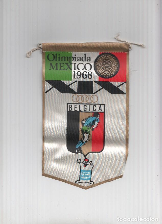 Collection pennants: Banderin Olimpiada Mexico 1968 : Belgica (Editor detergentes Gior)