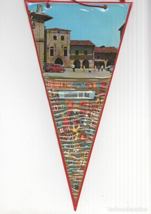 Collection pennants: BANDERIN: SANTILLANA DEL MAR, Cantabria - Vista de la Plaza Mayor de Santillana del Mar - Varios