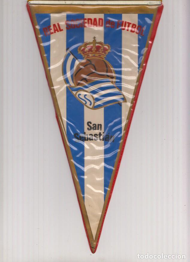 Fanions de collection: Banderin Real Sociedad de Futbol San Sebastian