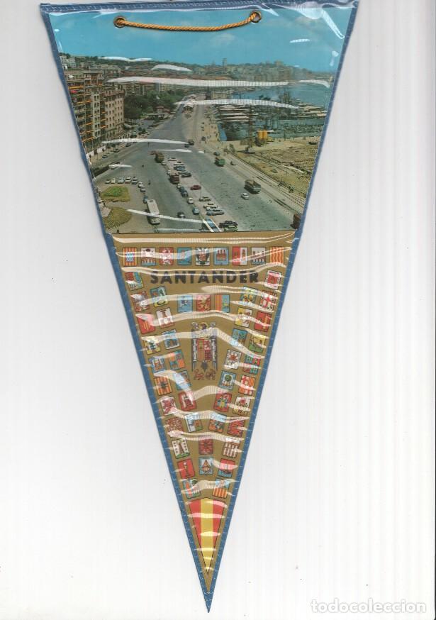 Collection pennants: BANDERIN: SANTANDER - Vista aerea del Paseo Pereda de Santander - Varios