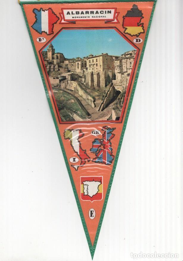 Collection pennants: BANDERIN: ALBARRACIN, Teruel - Vistas generales desde el lado del Tunel de entrada a Albarracin - Va
