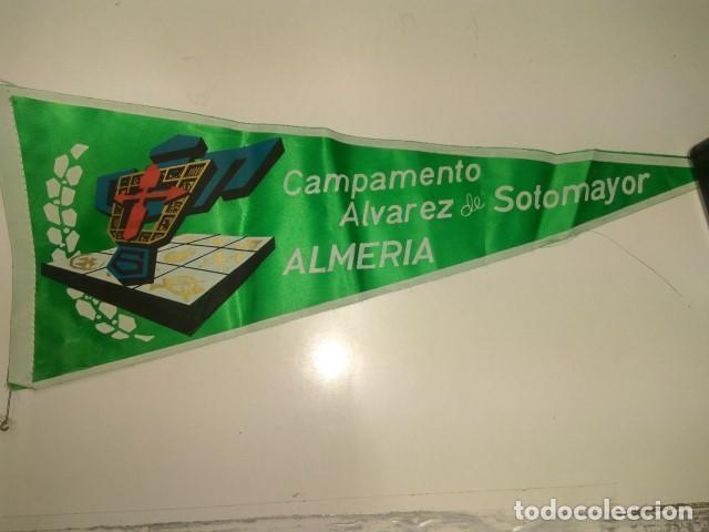 Collection pennants: BANDERIN: ALMERIA - CAMPAMENTO ALVAREZ DE SOTOMAYOR, Banderin Publicitario - VARIOS