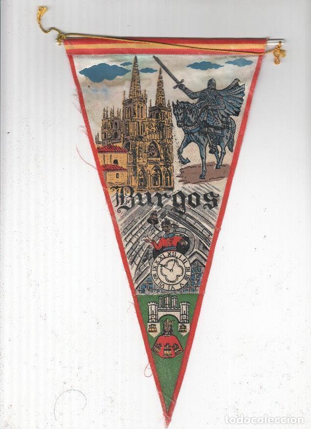 Collection pennants: BANDERIN: BURGOS - Vista Catedral de Burgos y estatua del CID - VARIOS