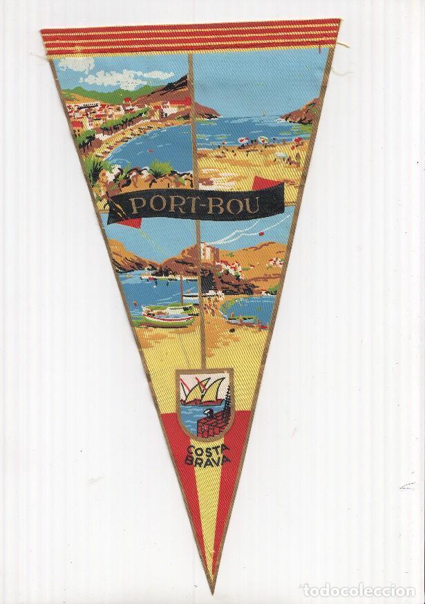 Collection pennants: BANDERIN: PORT-BOU, Girona - 4 Ilustraciones de la localidad y Escudo de la localidad - VARIOS