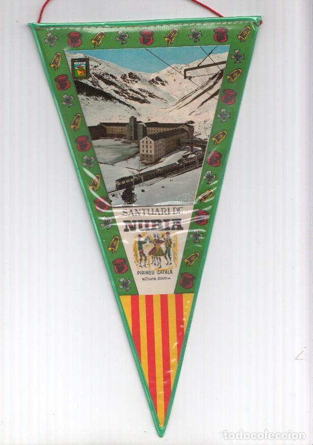 Collection pennants: BANDERIN: NURIA, Girona - Imagen del Santuario de Nuria y Tren Cremallera - VARIOS