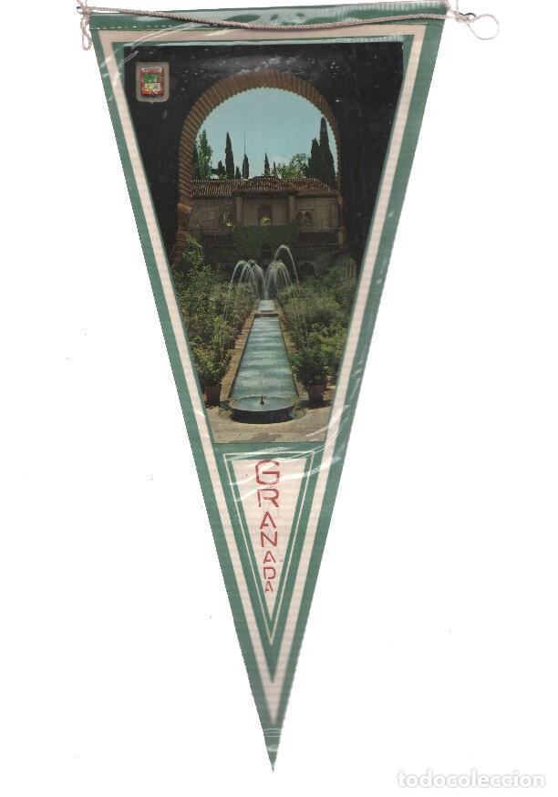 Collection pennants: BANDERIN: GRANADA - Vista de las fuentes de los Jardines del GENERALIFE - Varios