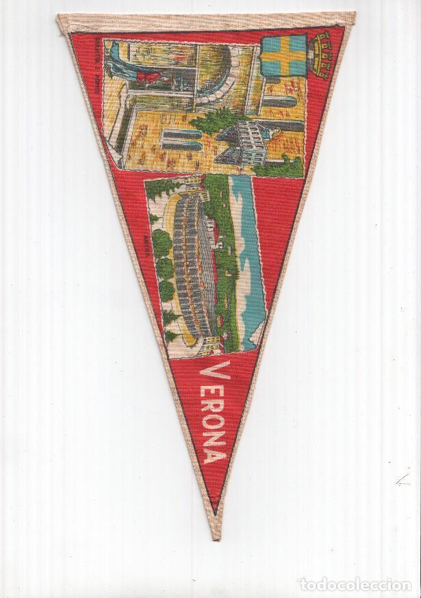 Collection pennants: BANDERIN: VERONA, Veneto - Ilustracion de la Arena de Verona y de Romeo y Julieta - VARIOS