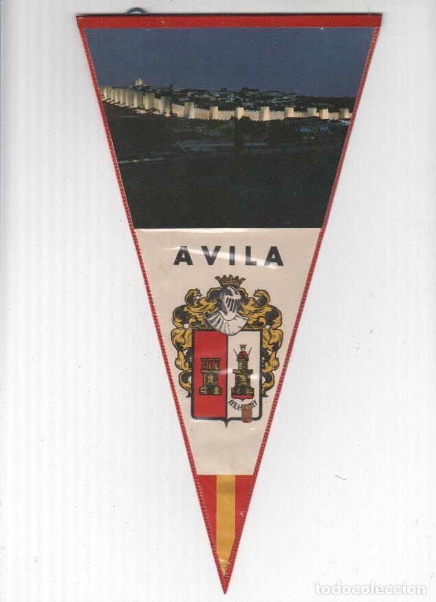 Collection pennants: BANDERIN: AVILA - Vista nocturna de las Murallas de Avila y escudo - VARIOS
