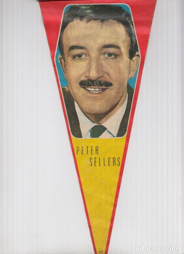 Fanions de collection: Banderin: PETER SELLERS - Foto del Actor. Numero 11 en parte inferior. - Varios
