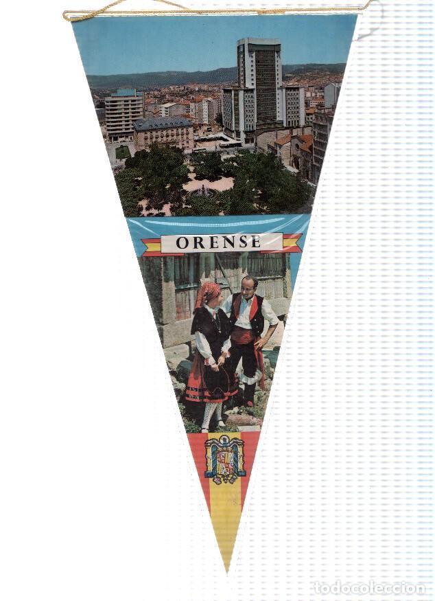 Fanions de collection: BANDERIN: ORENSE - Imagen de la Plaza BESPO CESAREO de Ourense - Varios