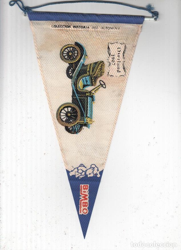 Fanions de collection: BANDERIN: Coleccion Historia del Automovil de BIMBO, Numero 08: OVERLAND 1907 - VARIOS