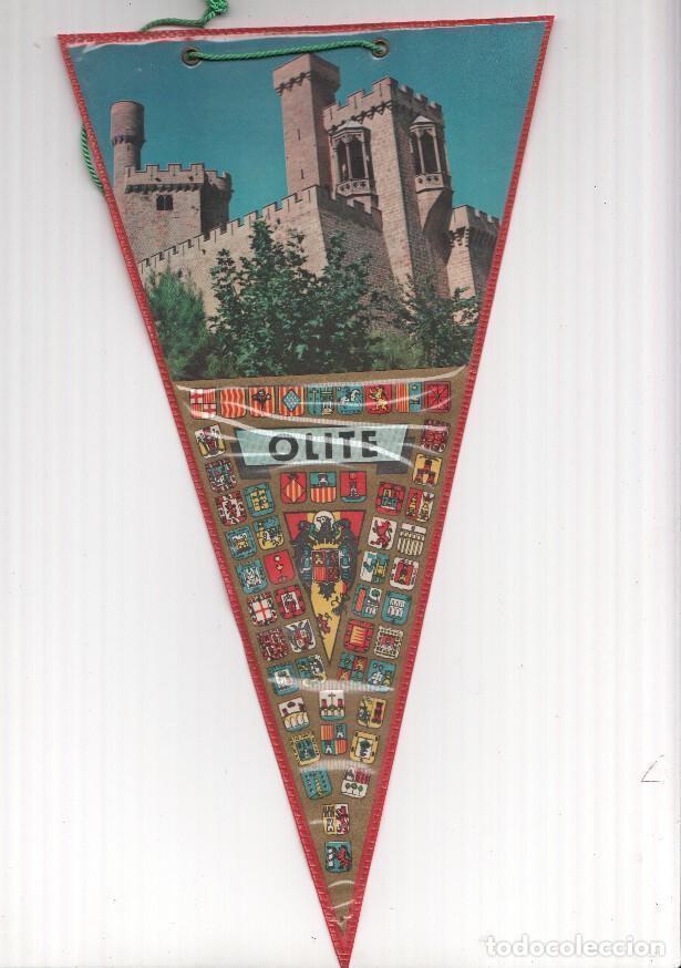 Collection pennants: BANDERIN: OLITE, Navarra - Imagen del Palacio Real Castillo de Olite - VARIOS