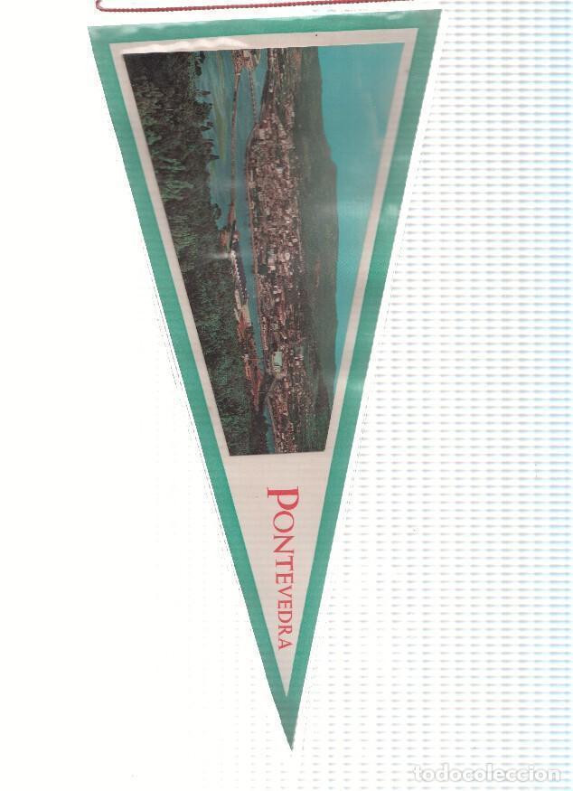 Collection pennants: BANDERIN: PONTEVEDRA - Imagen aerea de la Ciudad de Pontevedra - Varios