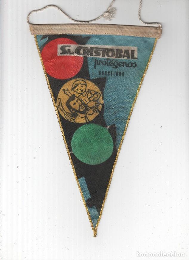 Collection pennants: BANDERIN: BARCELONA - San Cristobal Protegenos - VARIOS
