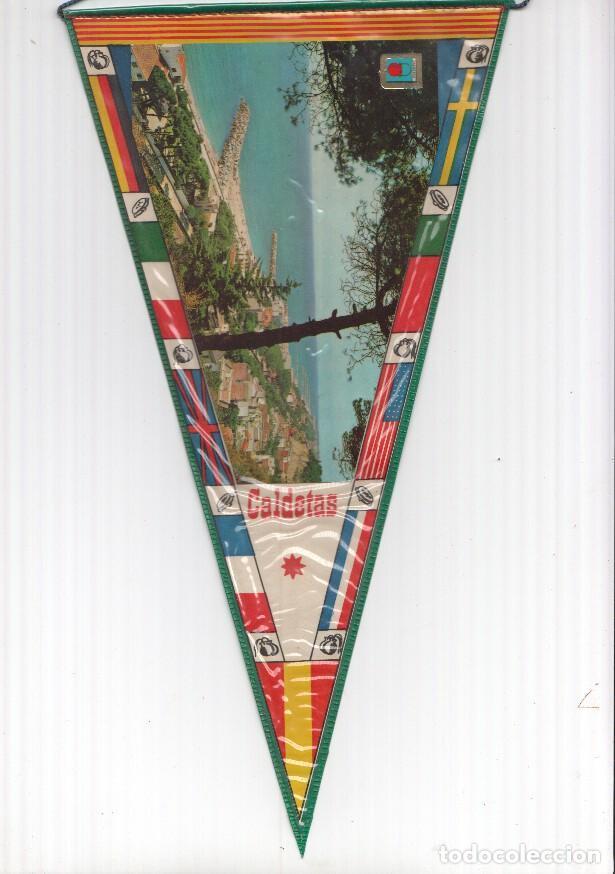 Collection pennants: BANDERIN: CALDETAS, Barcelona - Imagen aerea de la localidad - VARIOS