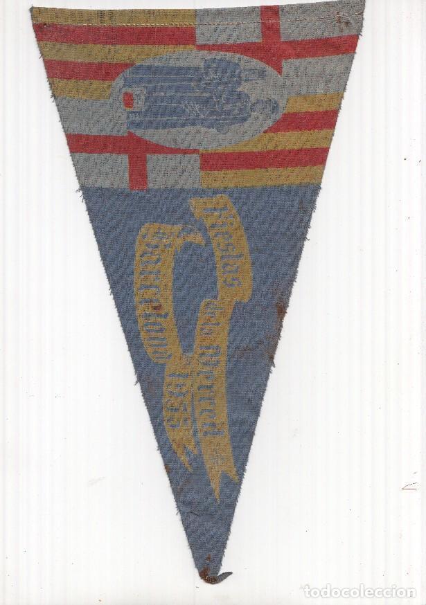 Collection pennants: BANDERIN: BARCELONA - FIESTAS DE LA MERCED 1953, y escudo de Barcelona - VARIOS