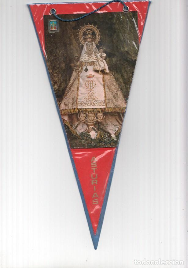 Collection pennants: BANDERIN: COVADONGA, Asturias - Imagen la Virgen de Covadonga y escudo de la localidad - VARIOS