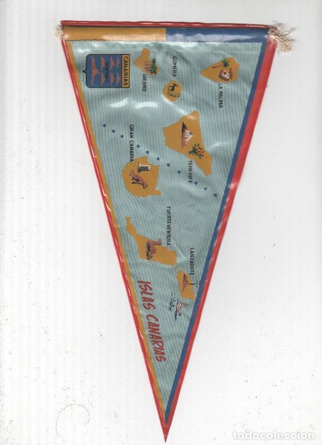 Fanions de collection: BANDERIN: ISLAS CANARIAS - Ilustracion de mapa de las Islas Canarias - VARIOS