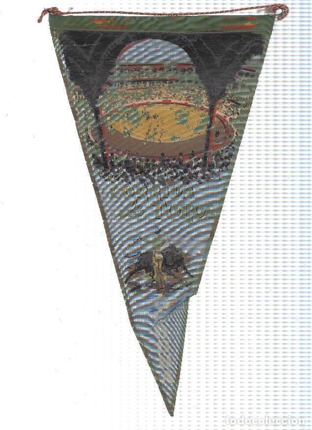Fanions de collection: BANDERIN: GIRONA - Ilustracion de la Plaza de Toros de Girona - Varios