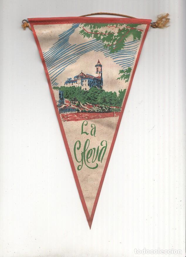 Fanions de collection: BANDERIN: LA GLEVA - Ilustracion lejana del Santuario de LA GLEVA - VARIOS