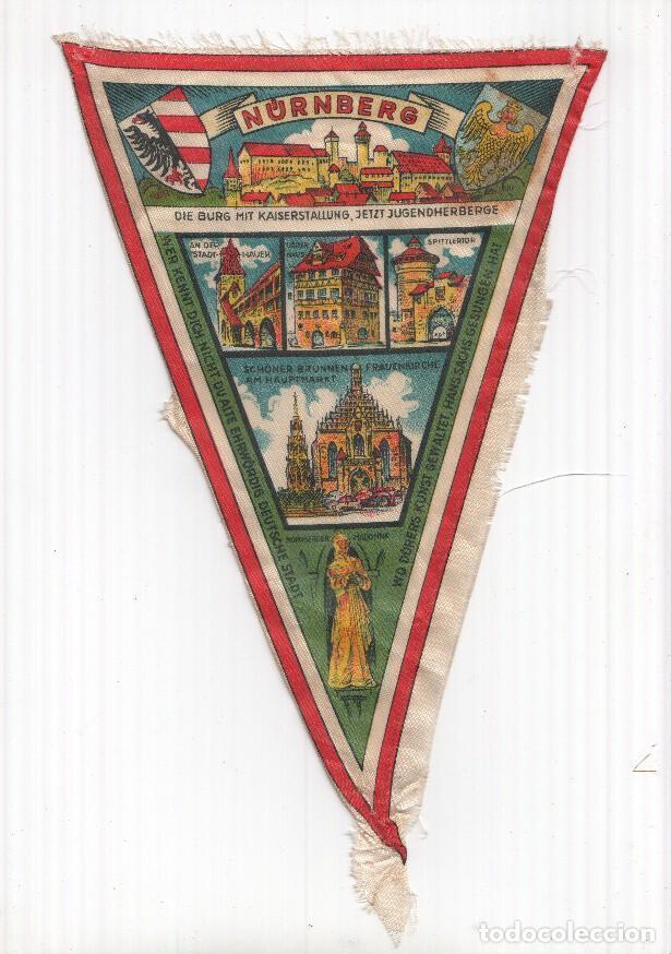 Fanions de collection: BANDERIN: NURNBERG / Nuremberg - Diferentes monumetntos y escudos de la localidad alemana - VARIOS