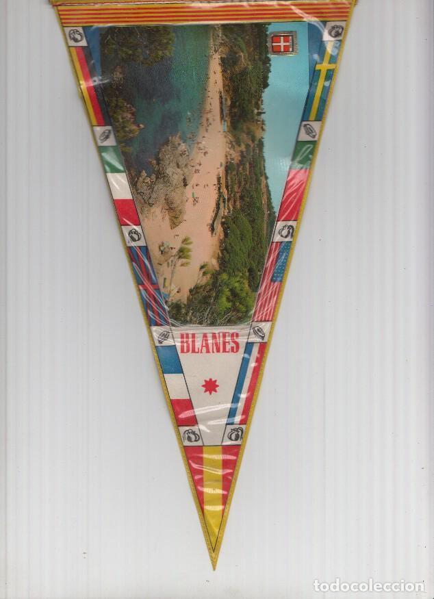 Fanions de collection: Banderin: BLANES, Girona - Vista aerea de playa de Blanes - Varios
