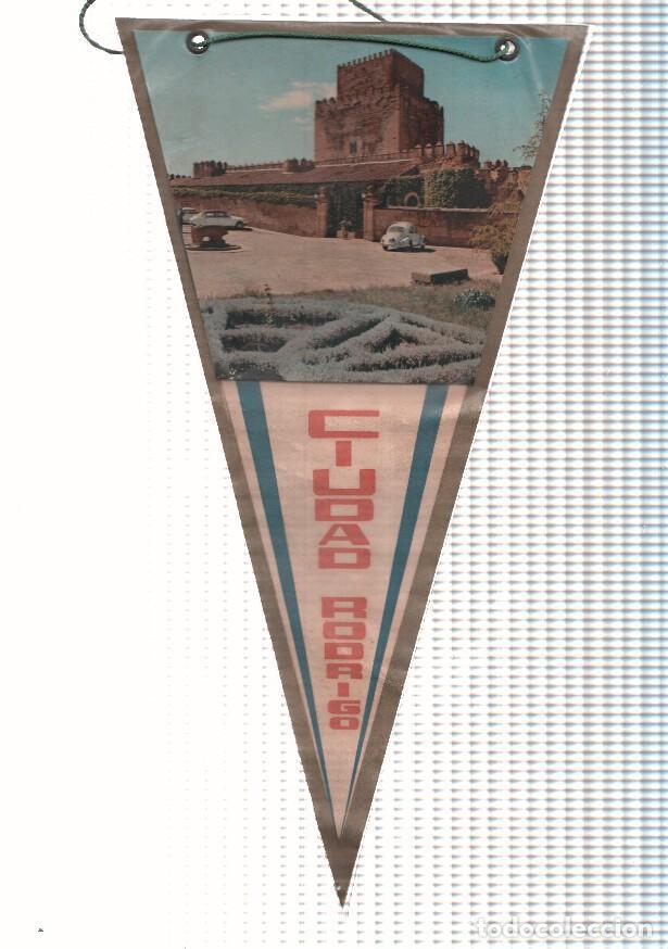 Fanions de collection: BANDERIN: CIUDAD RODRIGO, Salamanca - Imagen del Castillo de Enrique II de Trastamara - VARIOS