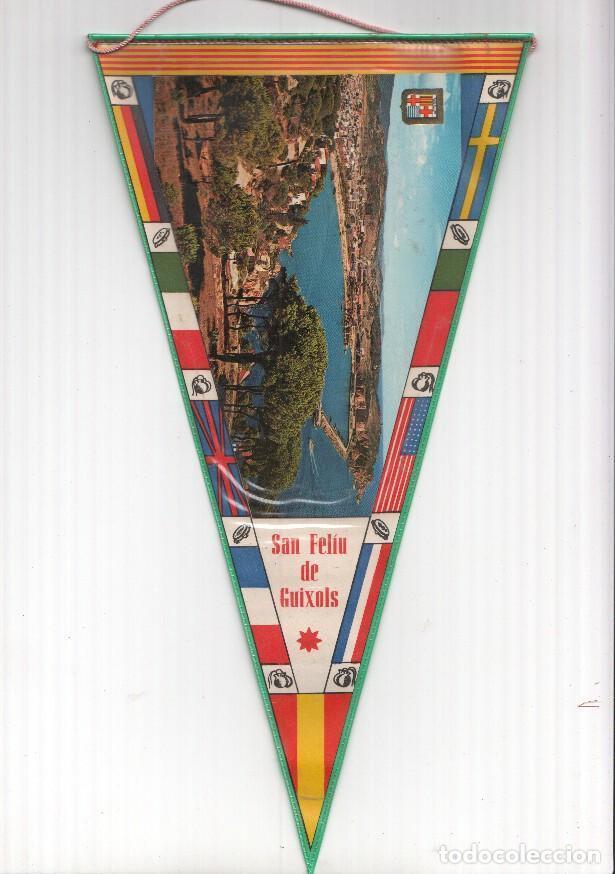 Fanions de collection: BANDERIN: SANT FELIU DE GUIXOLS, Girona - Imagen aerea de la localidad - VARIOS