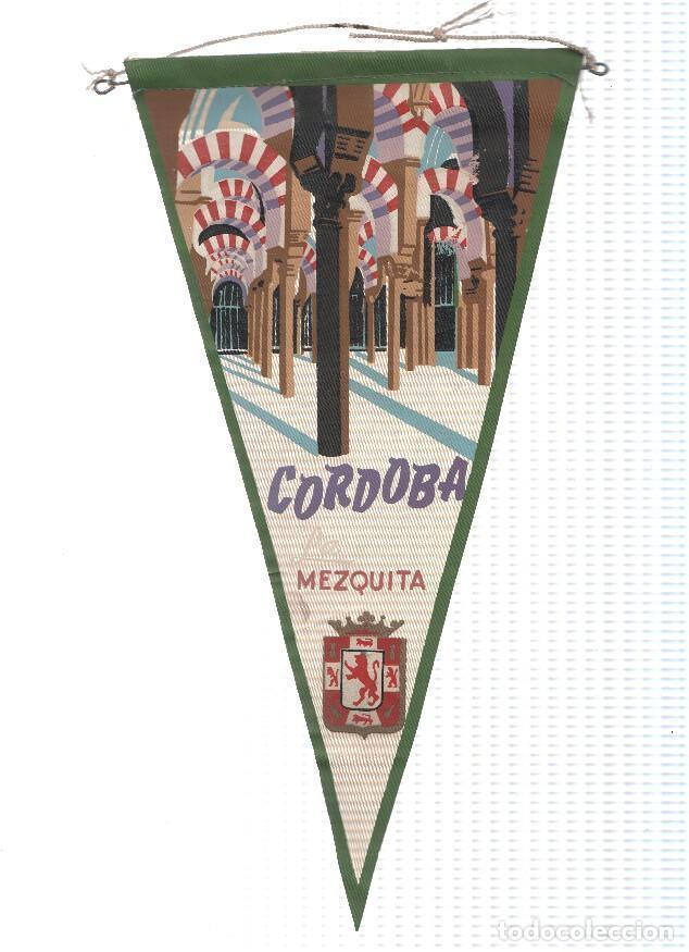 Bandierine di collezione: BANDERIN: LA MEZQUITA DE CORDOBA - Ilustracion interior de la Mezquita de Cordoba y escudo - VARIOS