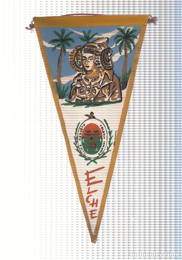Bandierine di collezione: BANDERIN: ELCHE- Ilustracion de la Dama de Elche y escudo de la localidad - VARIOS