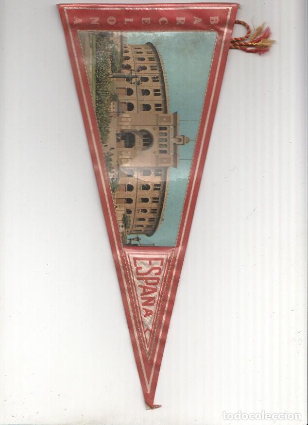 Collection pennants: BANDERIN: BARCELONA - Foto de la plaza de TOROS DE LAS ARENAS - VARIOS