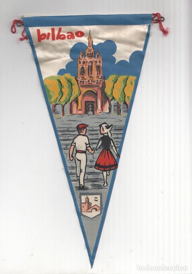Collection pennants: BANDERIN: BILBAO - Iglesia y Trajes tipicos - VARIOS