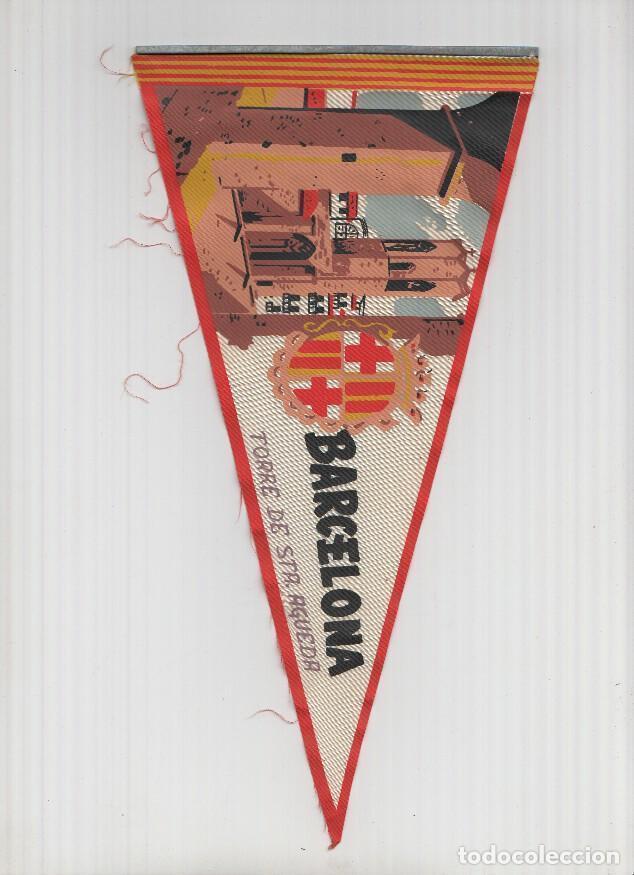 Fanions de collection: Banderin: BARCELONA- Ilustracion de la TORRE de SANTA AGUEDA - VARIOS