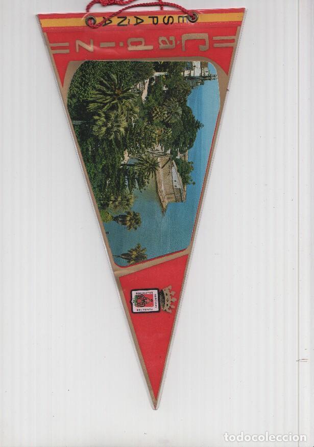 Fanions de collection: BANDERIN: CADIZ - Imagen de la muralla de Cadiz y escudo de la localidad - VARIOS