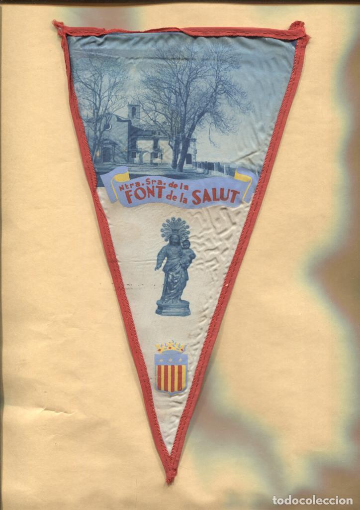 Fanions de collection: Banderin: Ntra Sra de la Font de la Salud: Monasterio y Virgen -