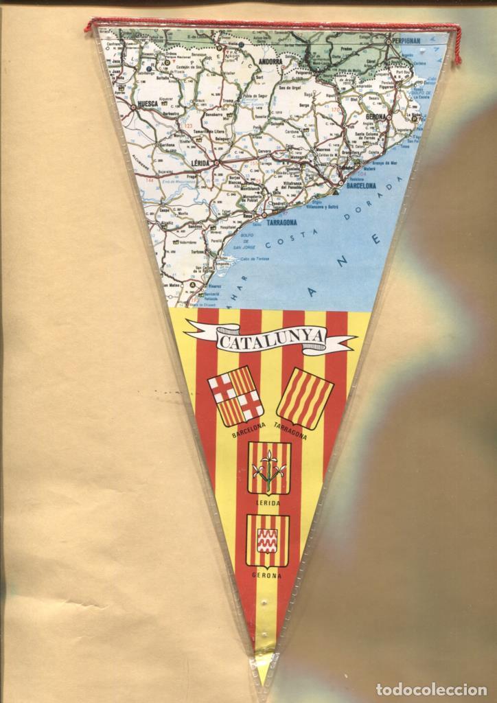Fanions de collection: Banderin: Ribas de Freser y Mapa de Catalunya -