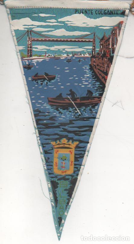 Fanions de collection: Banderin E00178: Banderin Puente Colgante de Bilbao