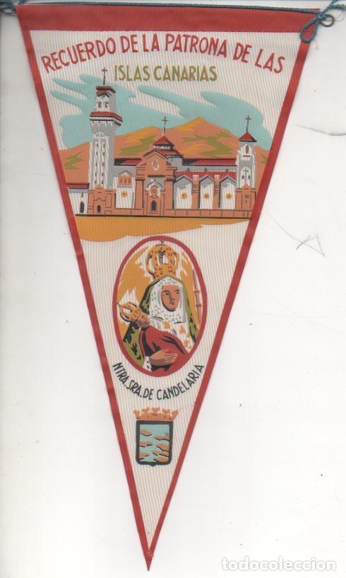 Fanions de collection: Banderin E00015: Banderin Recuerdo de la Patrona de las Islas Canarias