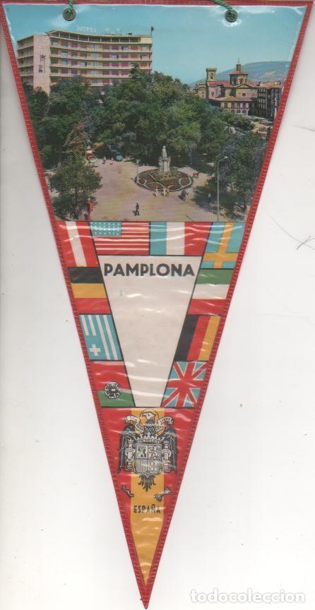 Fanions de collection: Banderin E00059: Banderin Vistas de Pamplona