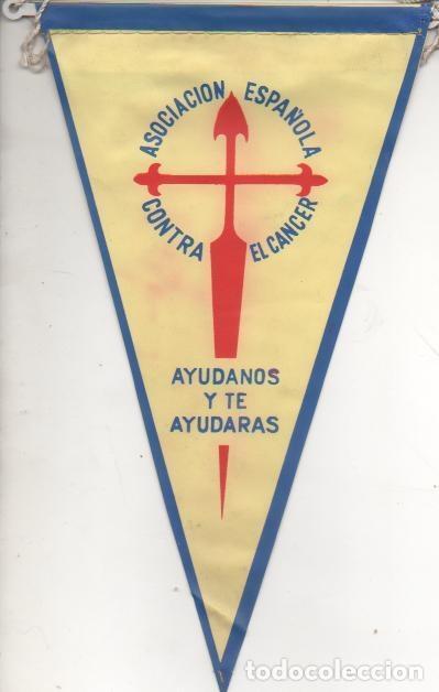 Fanions de collection: Banderin E00410: Banderin Asociaci&oacute;n Espa&ntilde;ola Contra el Cancer