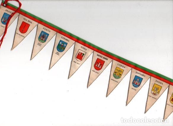Bandierine di collezione: V48382: Banderines con los escudos de distintas ciudades de Portugal