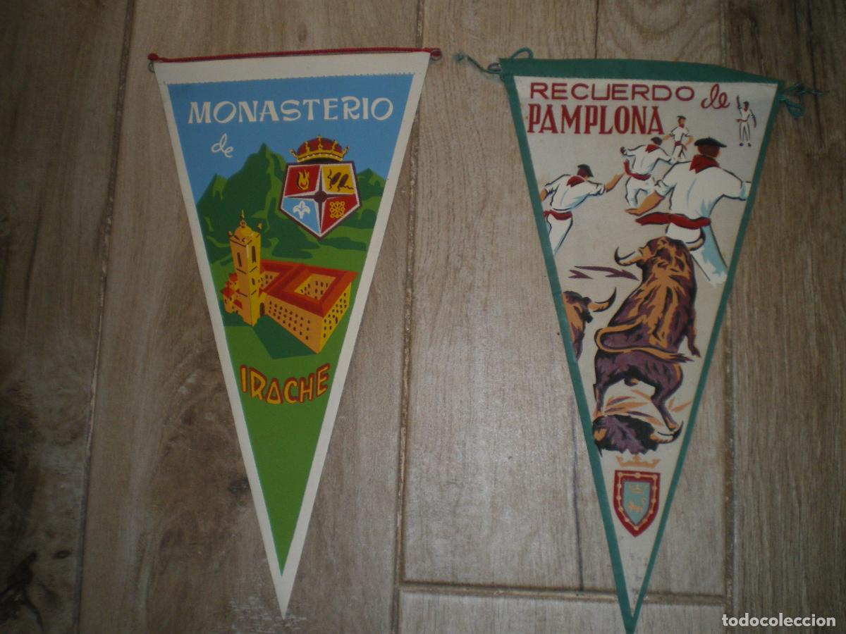 Banderines de colecci&oacute;n: LOTE 2 BANDERINES NAVARRA