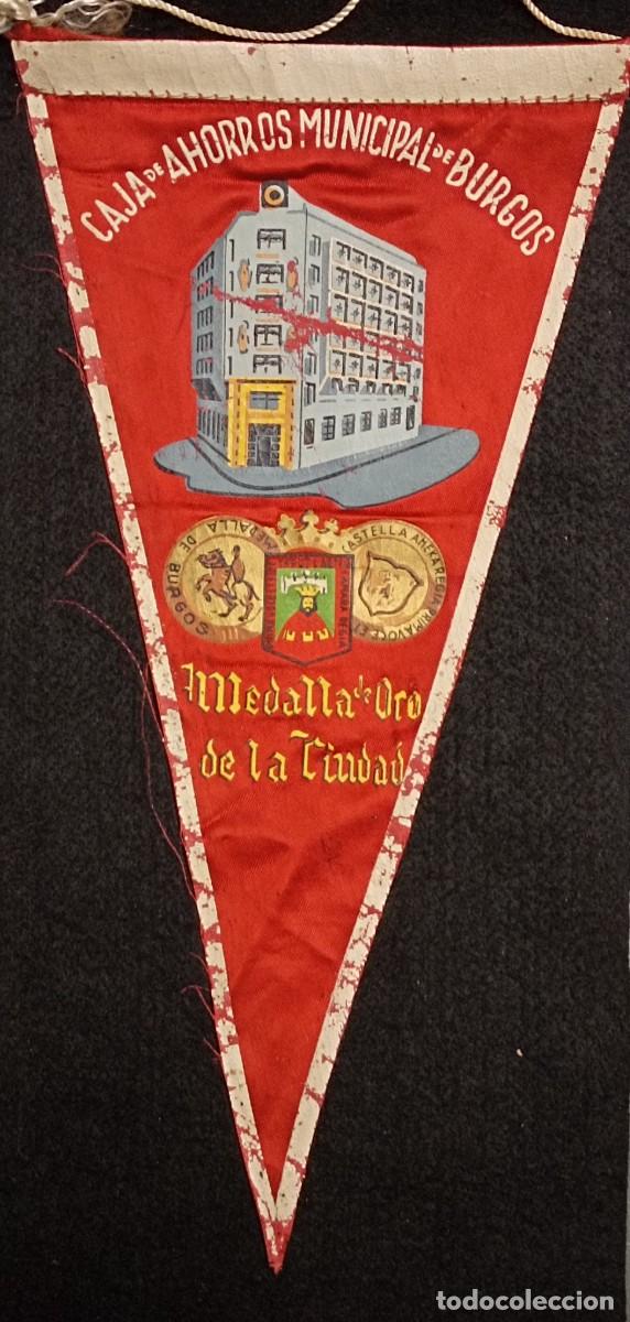 Banderines de colecci&oacute;n: Bander&iacute;n Caja de Ahorros Municipal de Burgos. A&ntilde;os 60-70.A&ntilde;os 60.