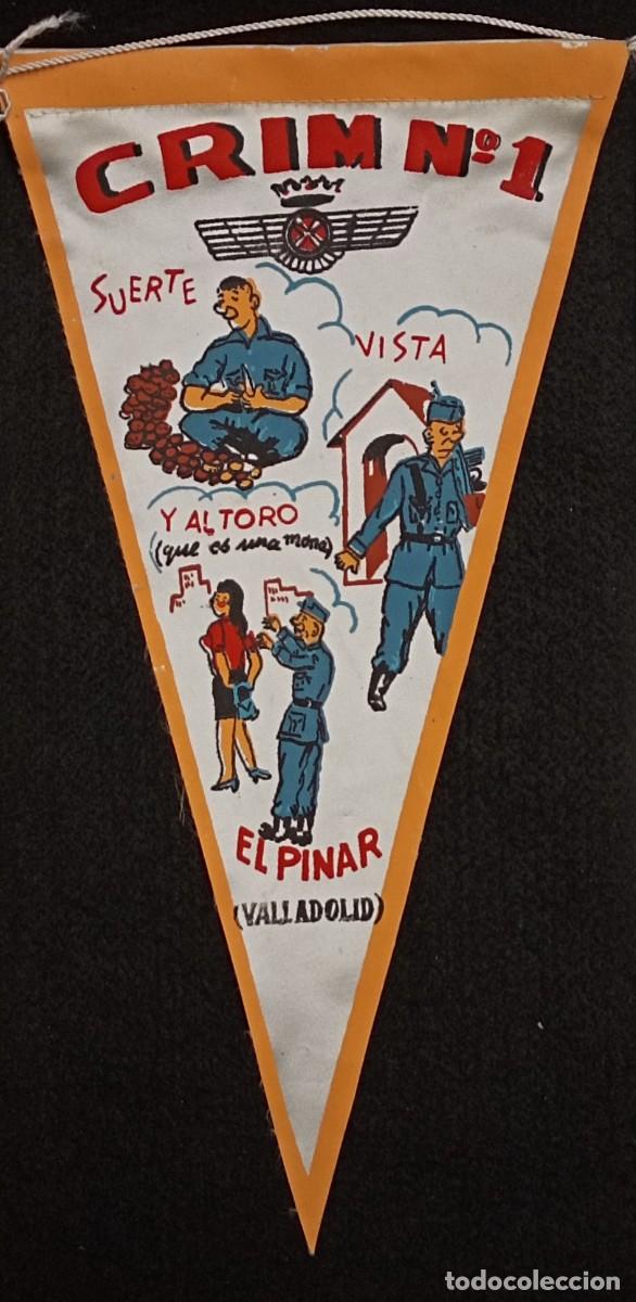 Banderines de colecci&oacute;n: Bander&iacute;n C.R.I.M. n&deg; 1. El Pinar (Valladolid). A&ntilde;os 60-70.