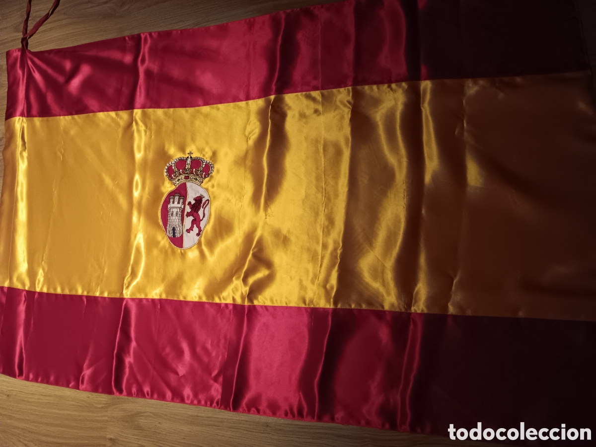 Banderines de colecci&oacute;n: Bandera de Espa&ntilde;a bordada modelo Ultramar 1785