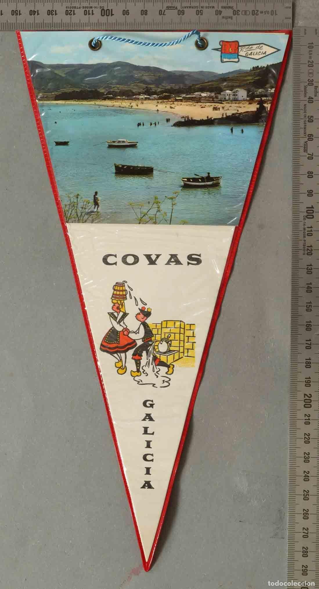 Banderines de colecci&oacute;n: BANDERIN. Covas - Galicia - Trajes t&iacute;picos gallegos