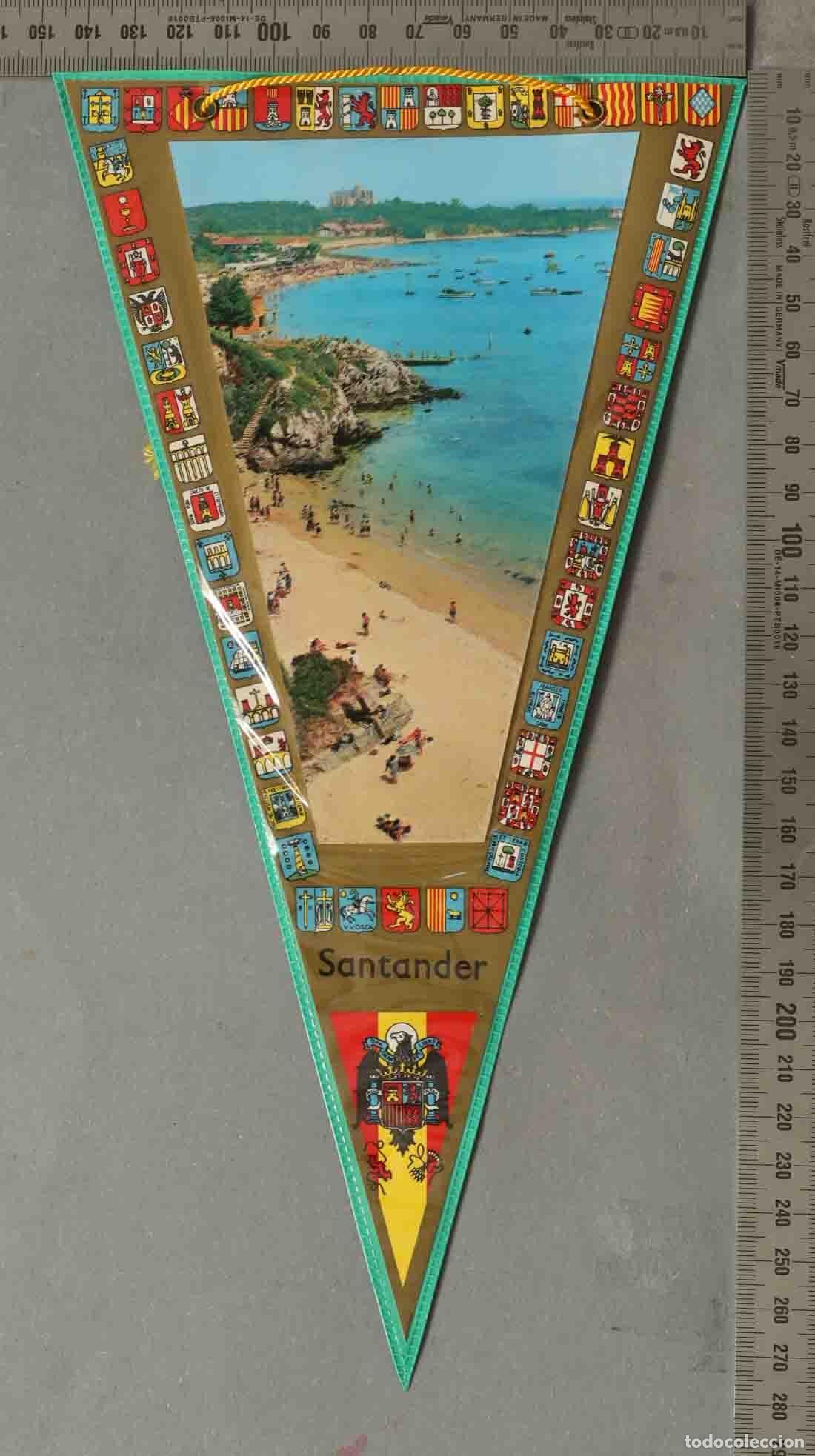 Banderines de colecci&oacute;n: BANDERIN. Santander - Escudo del &Aacute;guila