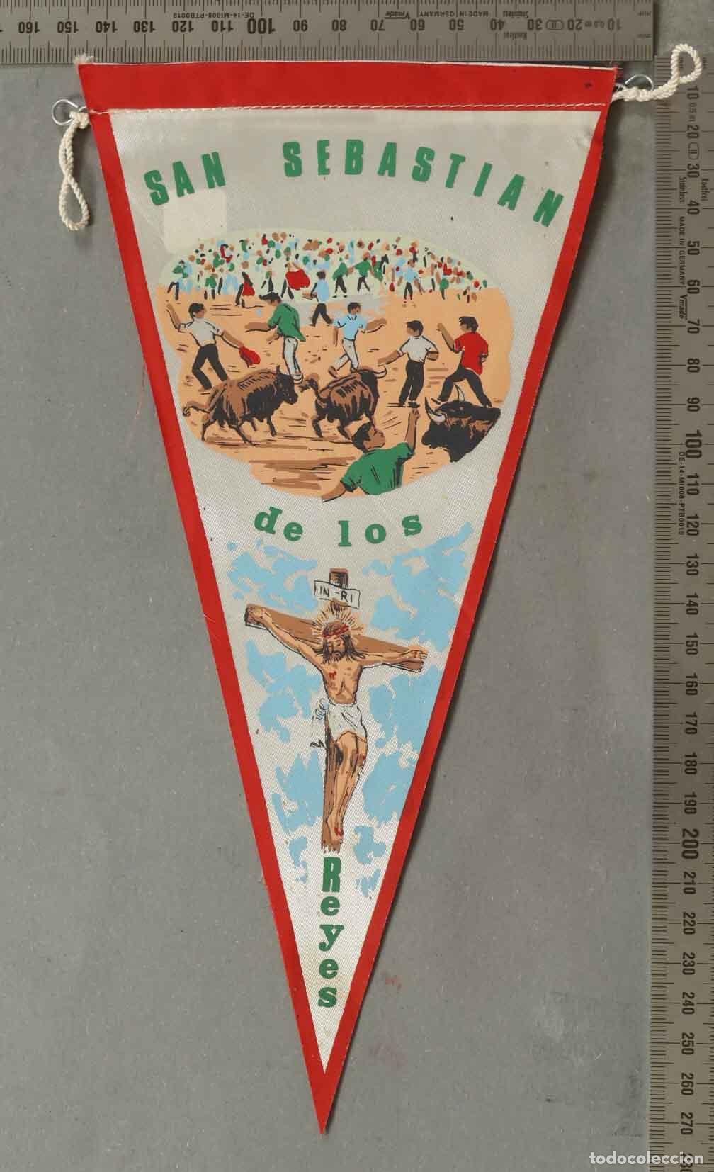 Banderines de colecci&oacute;n: BANDERIN. San Sebastian de los Reyes - Encierro - Santisimo Cristo de los Remedios