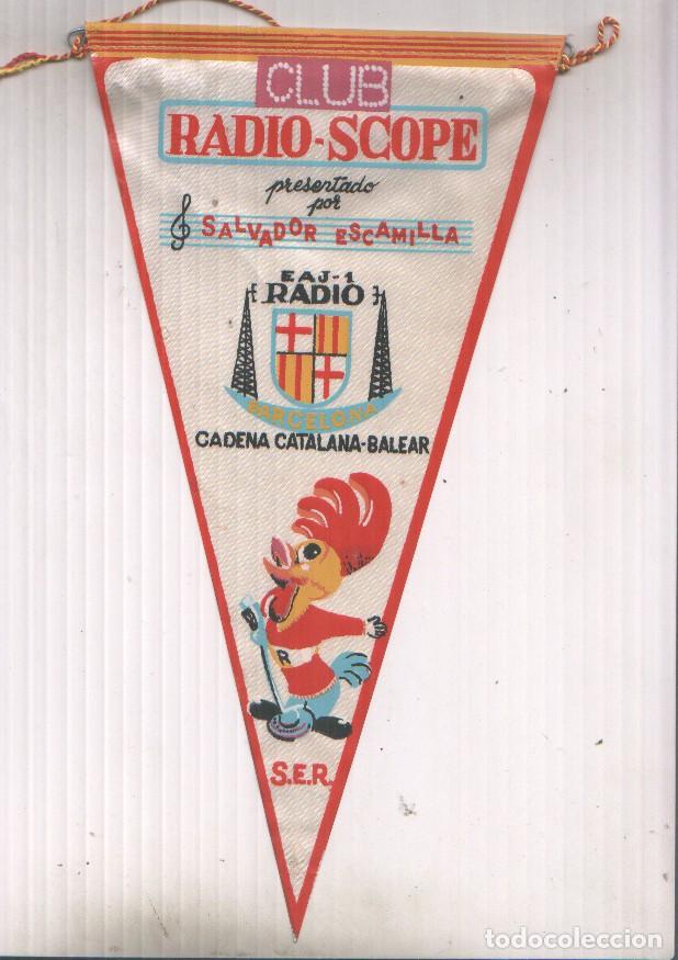 Sammlung von Wimpeln: Banderin E00370: Banderin CLUB RADIO -SCOPE -